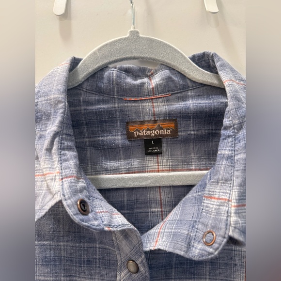 Patagonia Women's Long-Sleeve Plaid Snap Shirt – Slate Blue - Picture 2 of 5